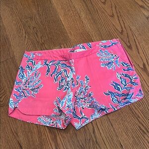 Lilly Pulitzer Pink Floral Women's Shorts